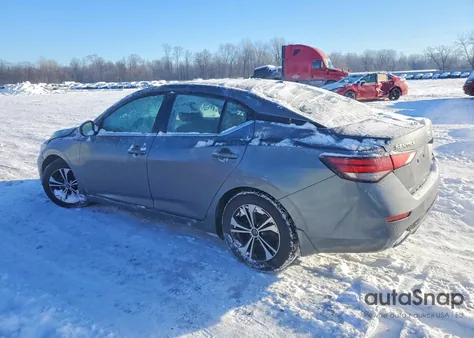 2021 Nissan Sentra Sv z USA, uszkodzony, nr VIN 3N1AB8CV7MY227690